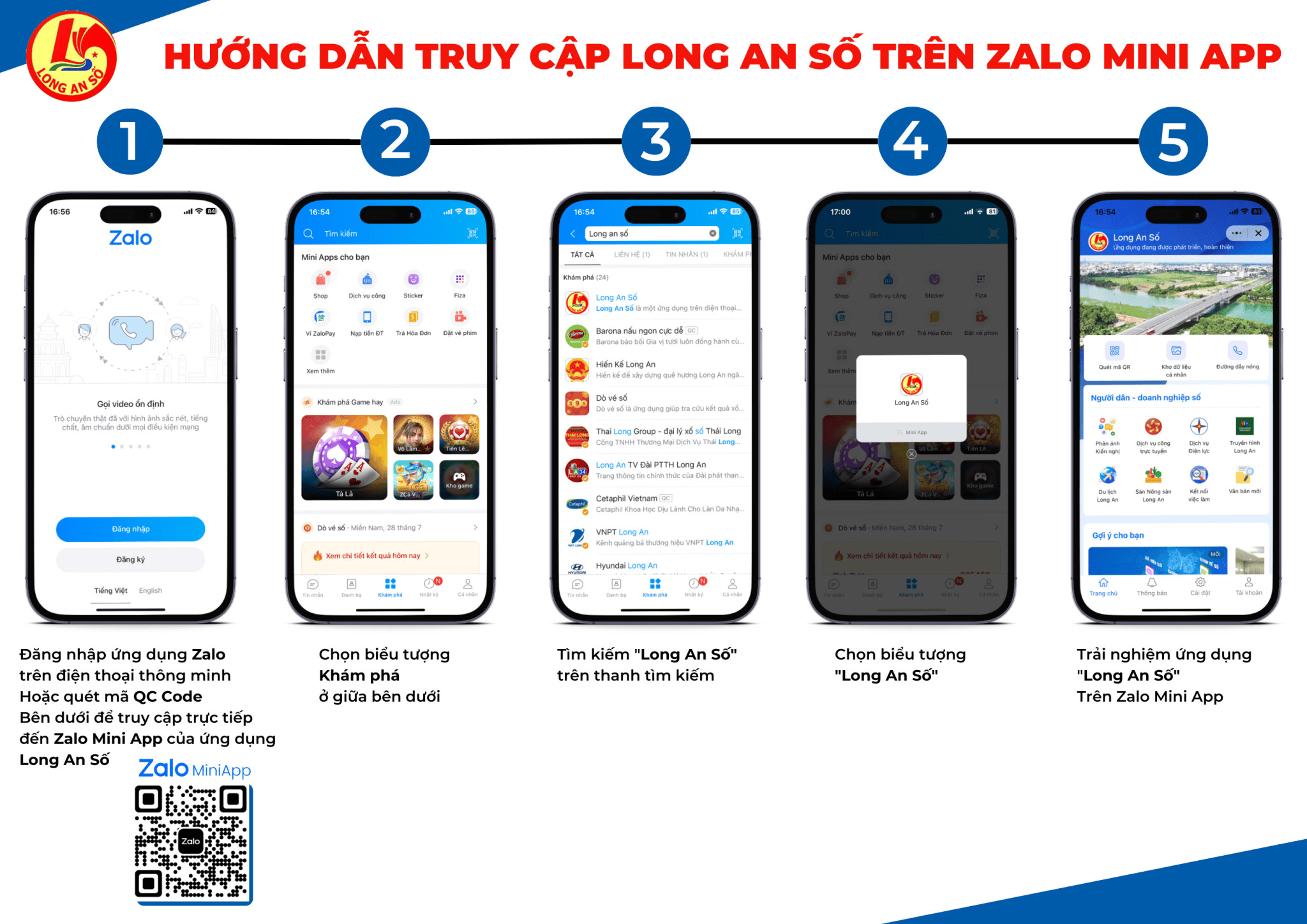 Mini App Long An Số
